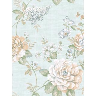 Seabrook Designs HE50902 Heritage Acrylic Coated Traditional/Classic Wallpaper
